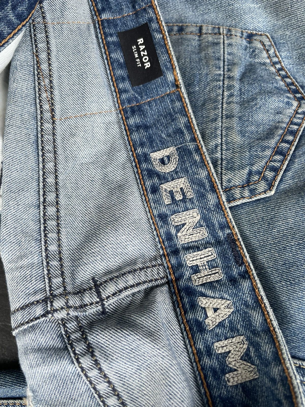 DENHAM × If Six Was Nine × Le Grande Bleu (L.G.B.) Denham Razor Slim Fit Denim Size US 32 / EU 48 - 15 Thumbnail