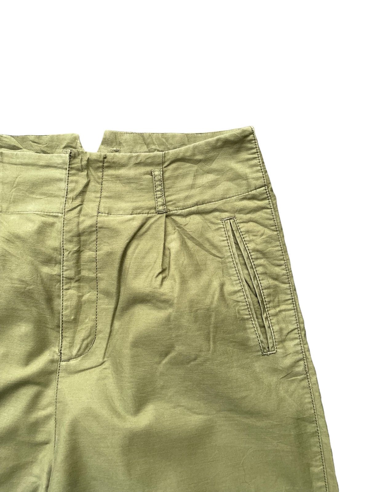 Japanese Brand Olive Green D’un a Dix Military Style Trouser Size US 30 / EU 46 - 5 Thumbnail
