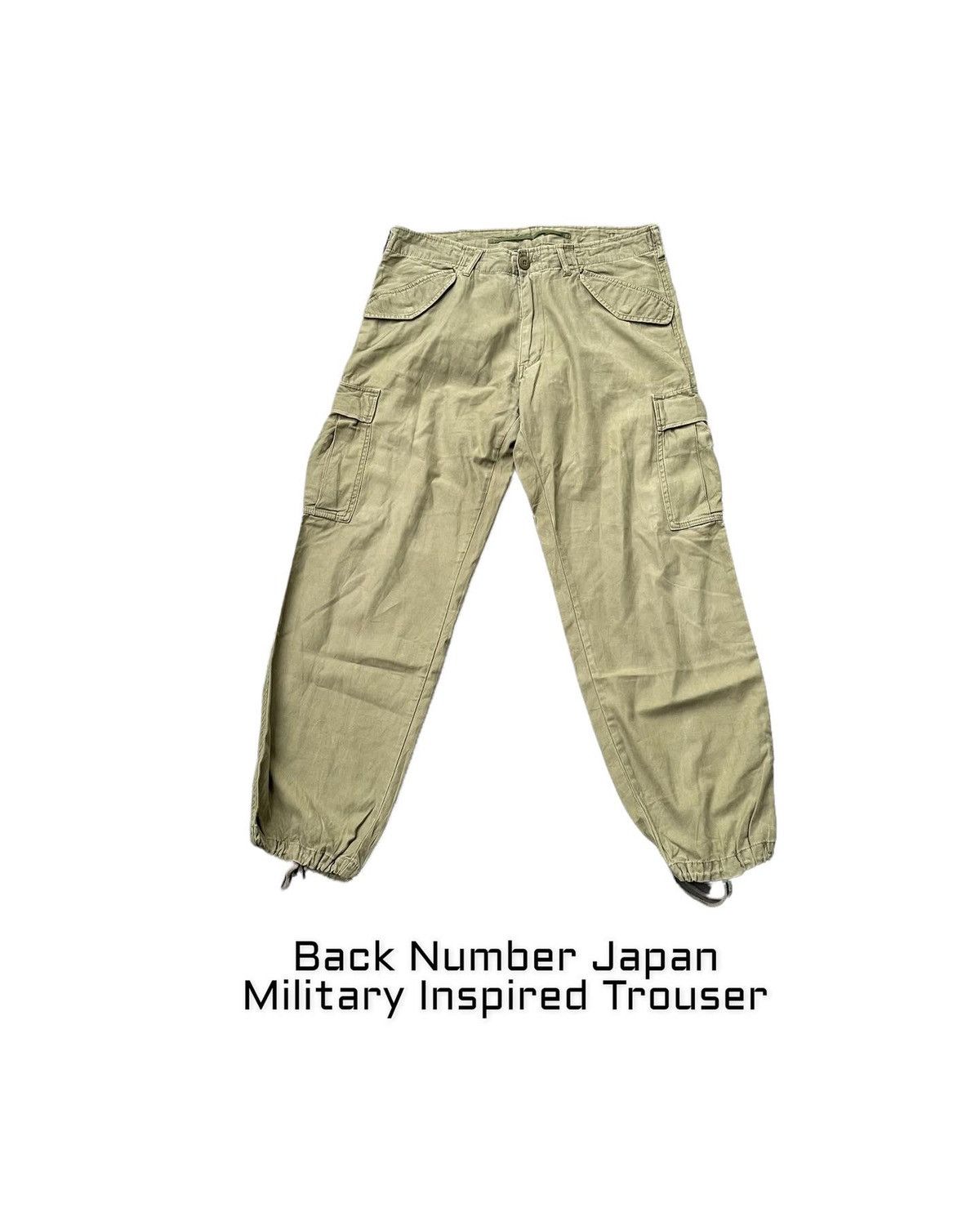 Back Number Japan Military Inspired Trouser