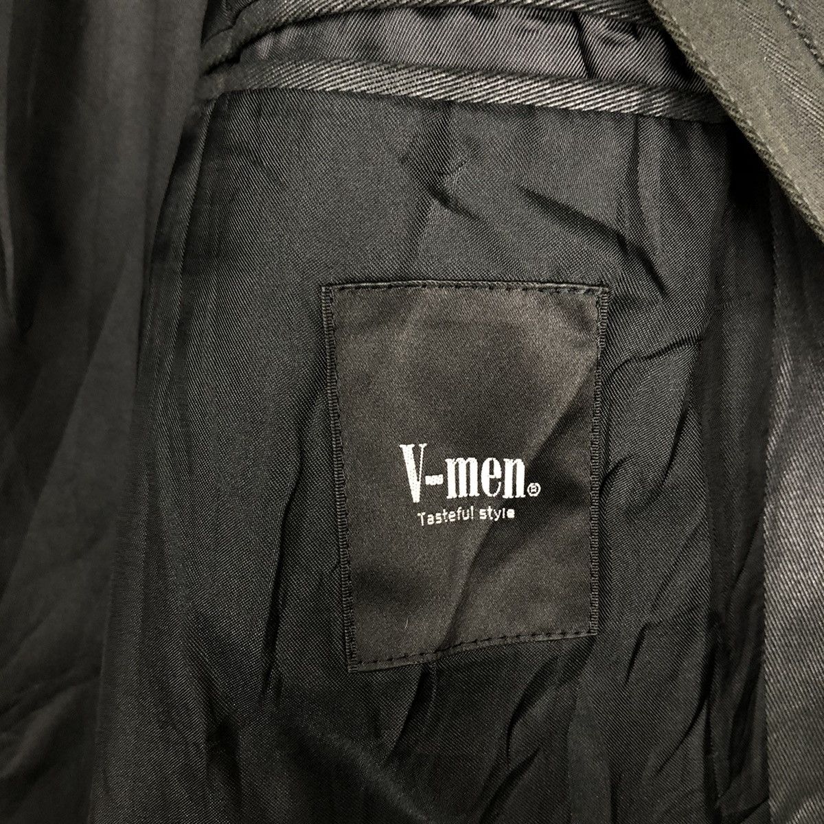 Japanese Brand VINTAGE LONG JACKET V-MEN ISSEY MIYAKE JAPAN MADE DESIGN Size US L / EU 52-54 / 3 - 13 Thumbnail