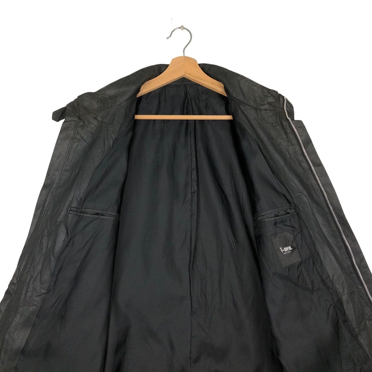 Japanese Brand VINTAGE LONG JACKET V-MEN ISSEY MIYAKE JAPAN MADE DESIGN Size US L / EU 52-54 / 3 - 11 Thumbnail