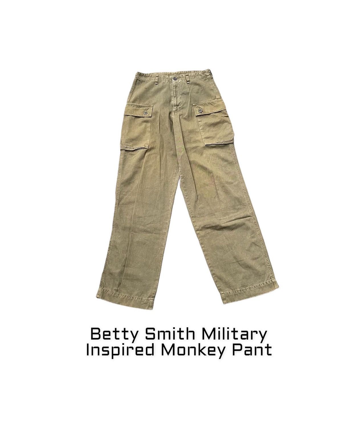 Japanese Brand × Vintage Betty Smith Japan Military Inspired Monkey Pant Size US 29 - 1 Thumbnail
