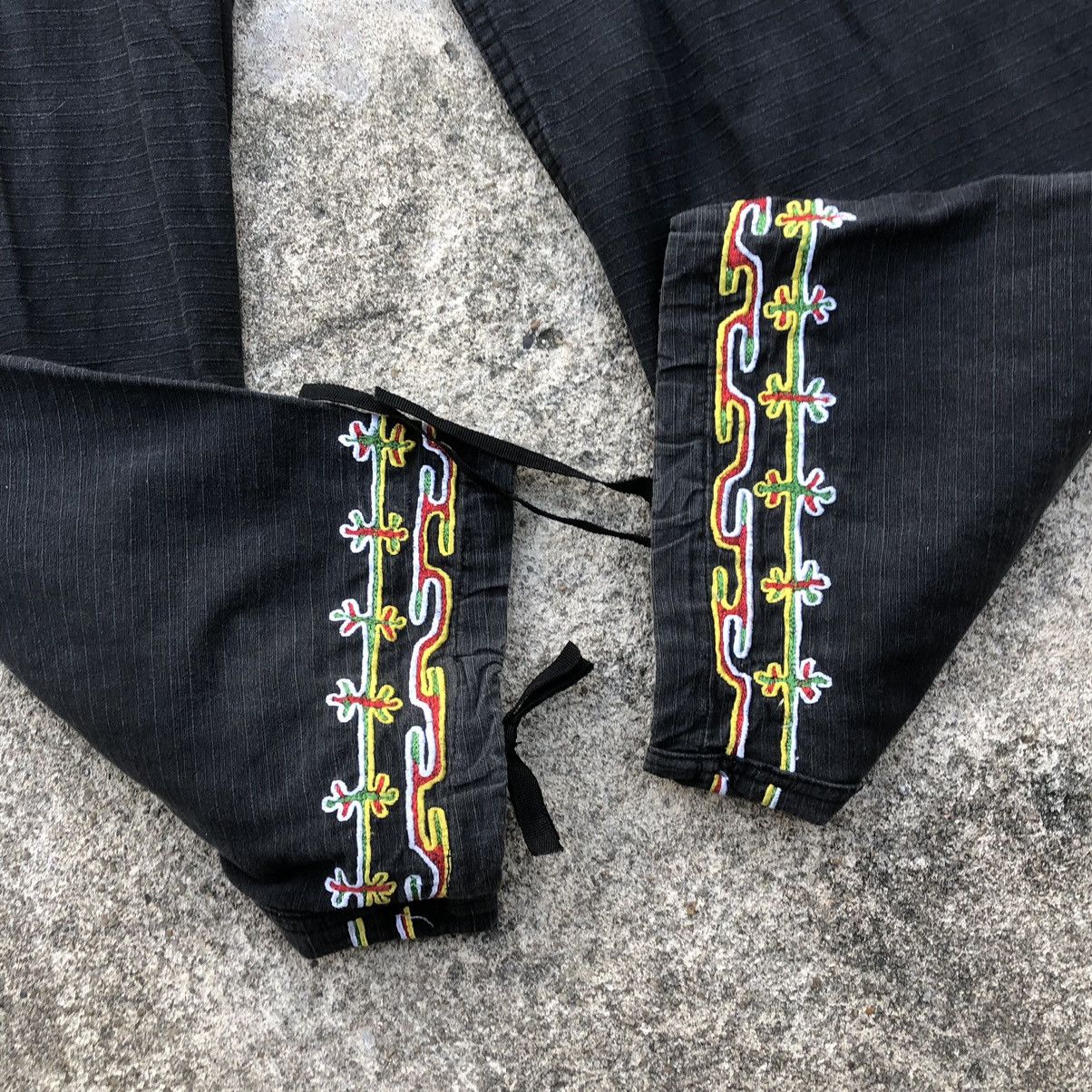 Japanese Brand 🔥Rare🔥Arfican Taro Embroidered Rasta Tactical Cargo Pants Size US 34 / EU 50 - 7 Thumbnail
