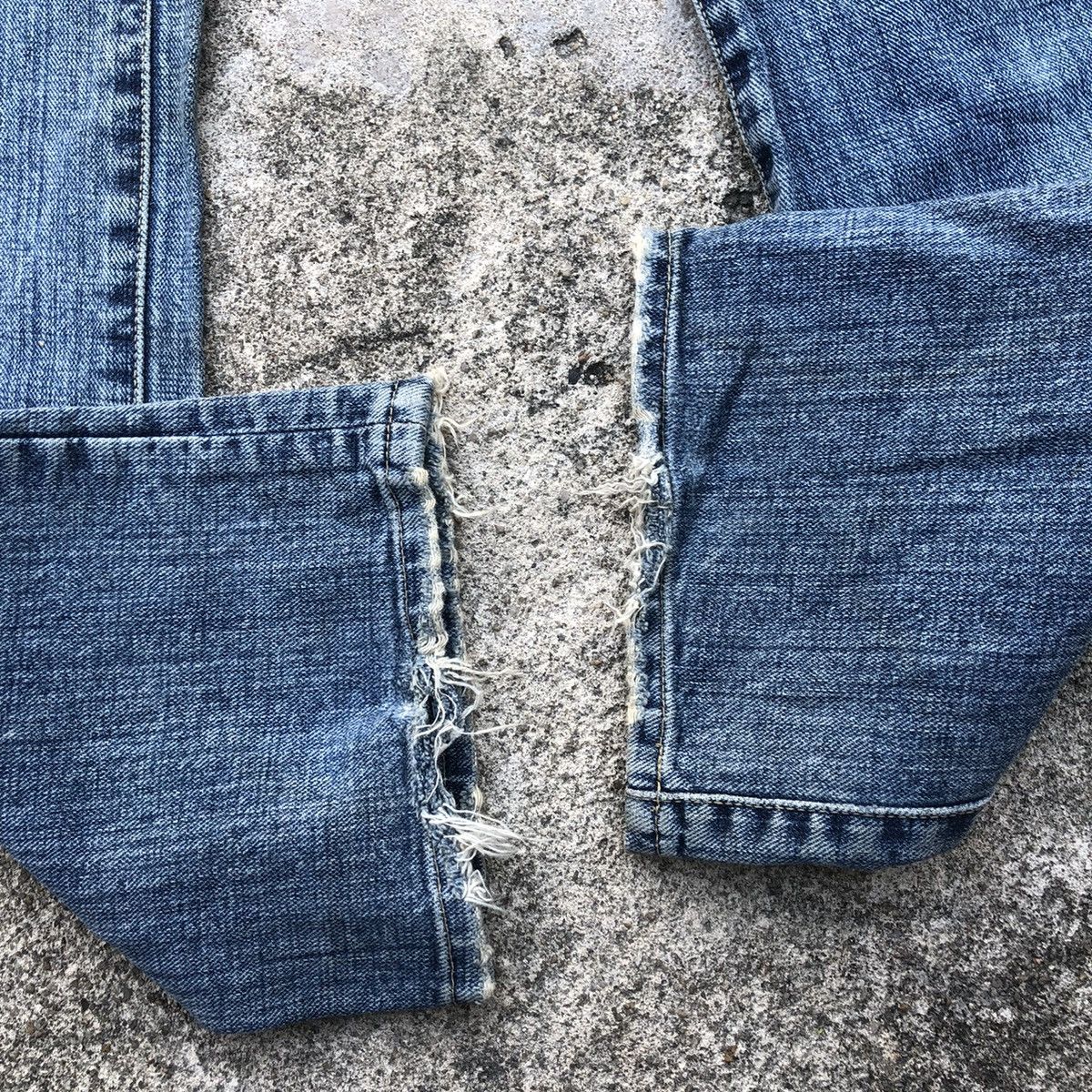 Japanese Brand 🔥Sick🔥🇯🇵As Know As Embroidered Sukajan Tiger Distress Jeans Size US 32 / EU 48 - 7 Thumbnail