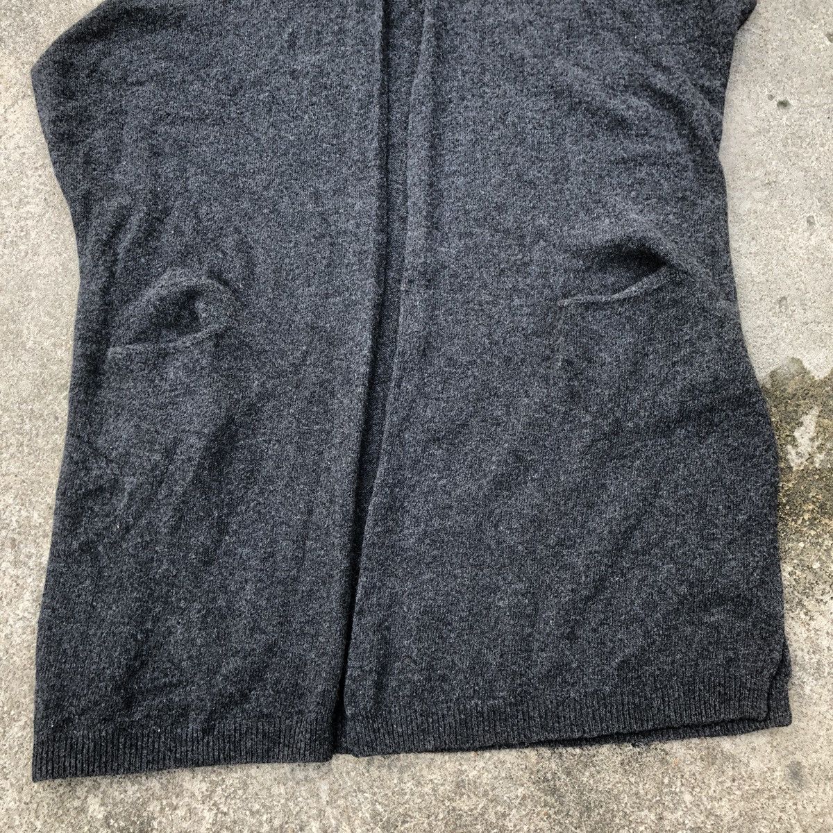 Designer × Hussein Chalayan 🔥Iconic🔥Hussein Chalayan Free Styles Wide Long Wool Cardigan Size M / US 6-8 / IT 42-44 - 3 Thumbnail