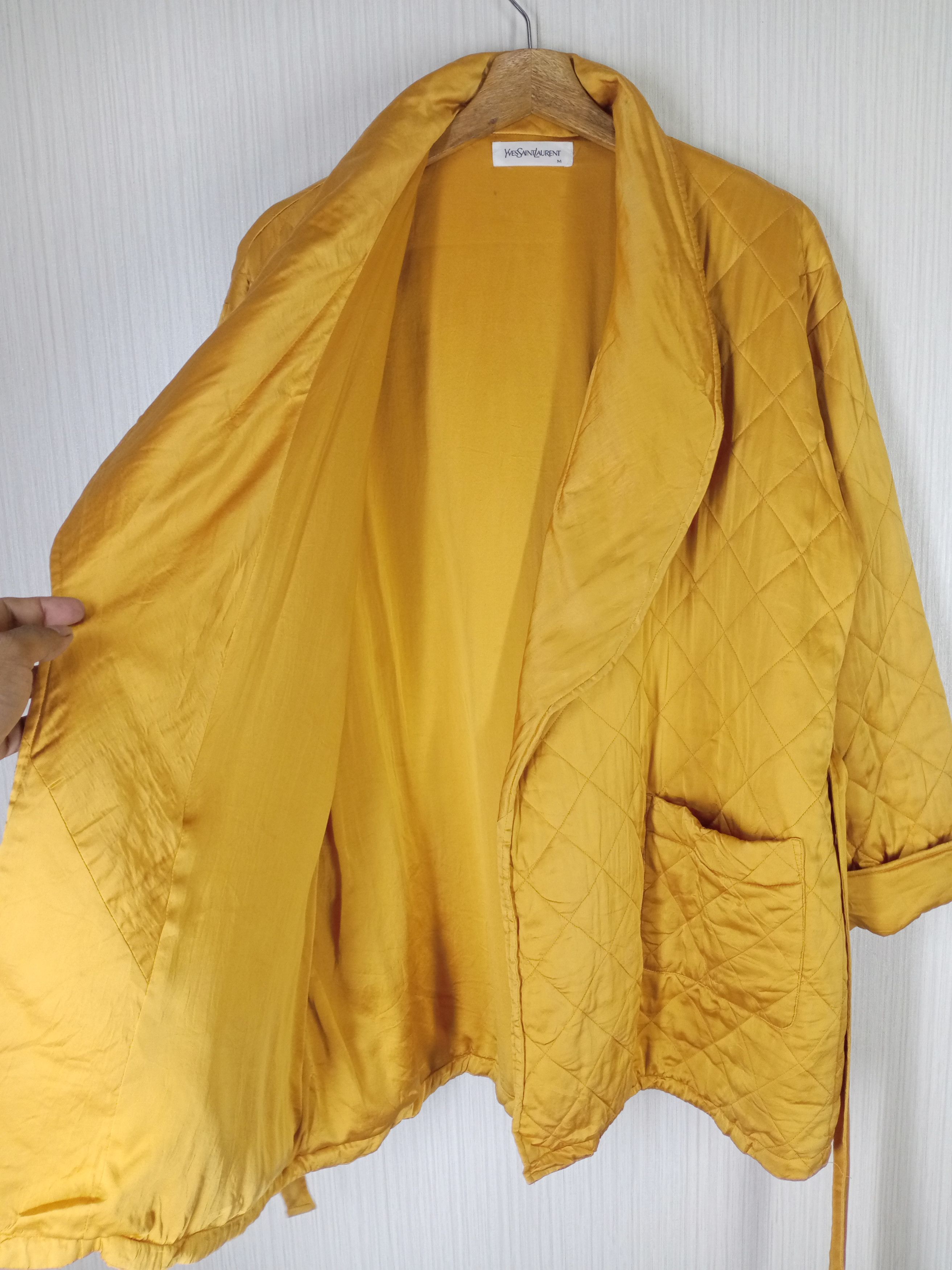 Yves Saint Laurent Vintage Yves Saint Laurent Quilted Kimono Cardigan Size US M / EU 48-50 / 2 - 4 Thumbnail