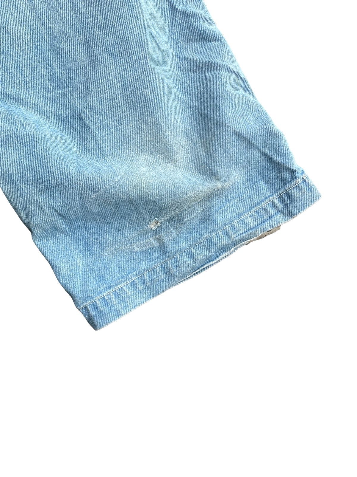 Japanese Brand Vintage Workwear Aging Faded Wash Denim Size US 32 / EU 48 - 11 Thumbnail