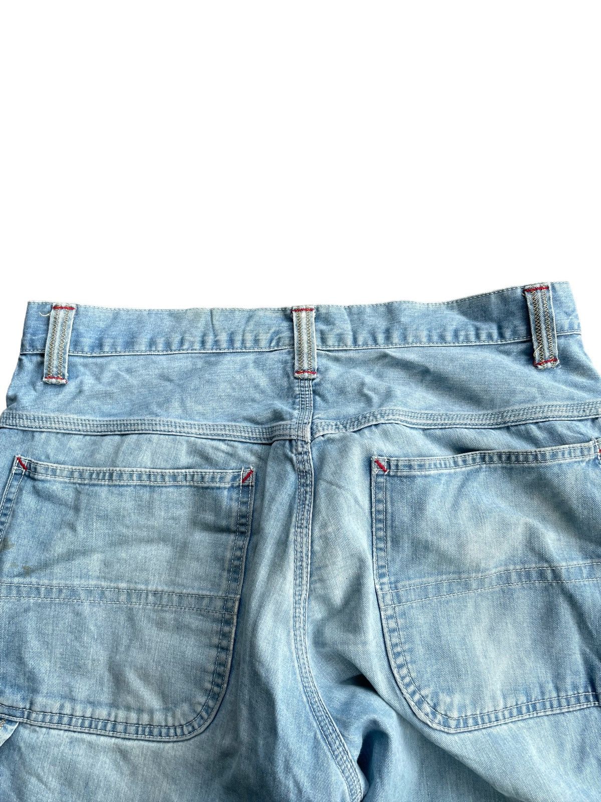 Japanese Brand Vintage Workwear Aging Faded Wash Denim Size US 32 / EU 48 - 9 Thumbnail