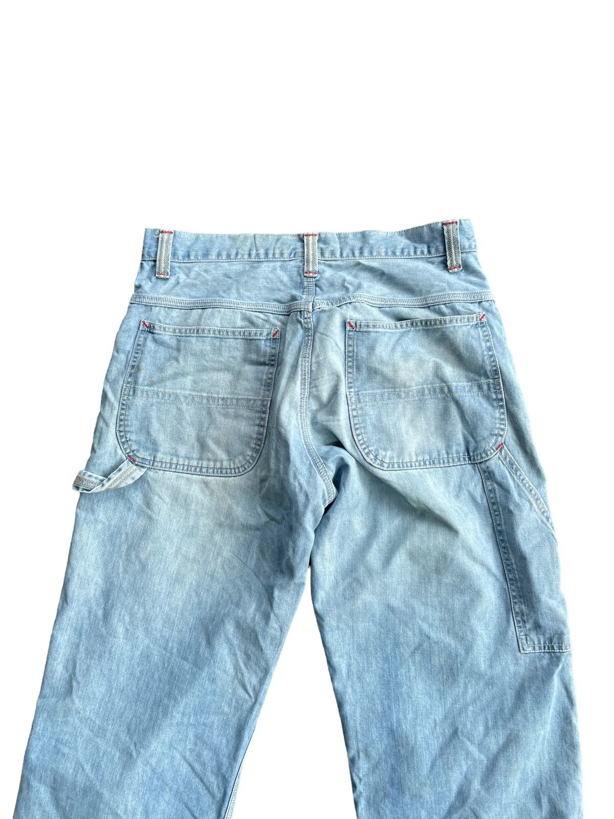 Japanese Brand Vintage Workwear Aging Faded Wash Denim Size US 32 / EU 48 - 8 Thumbnail