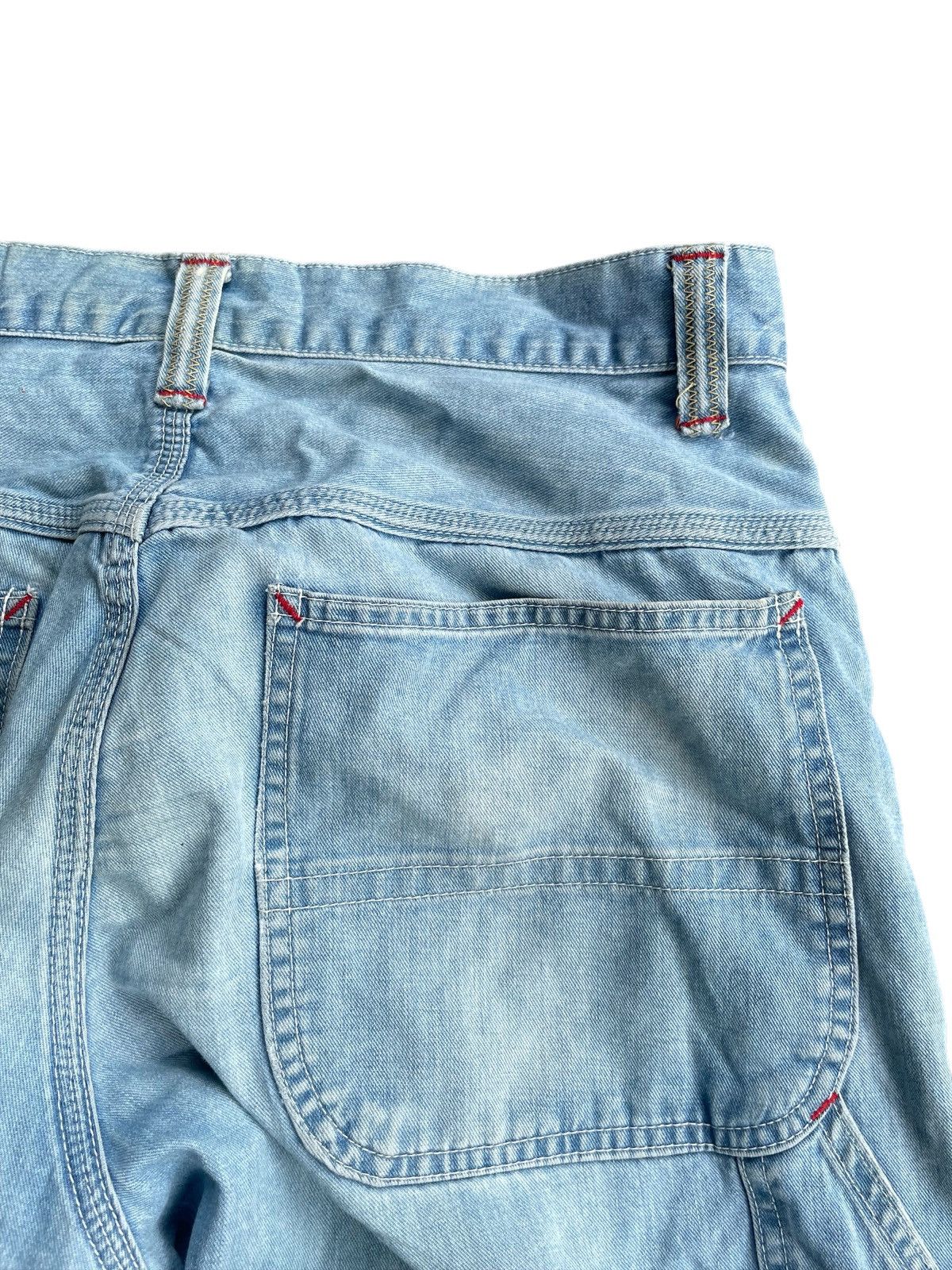 Japanese Brand Vintage Workwear Aging Faded Wash Denim Size US 32 / EU 48 - 10 Thumbnail