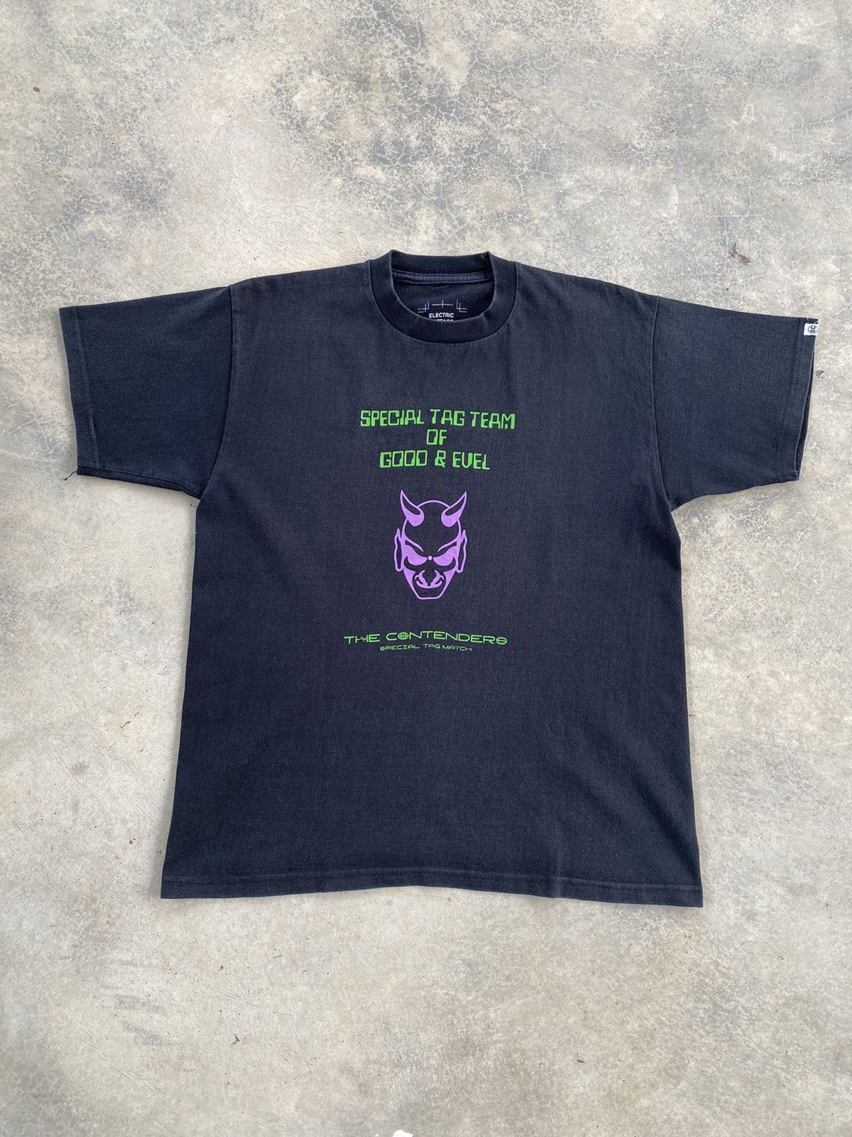 image of Electric Cottage x Vintage Y2K Electric Conttage Hiroshi Fujiwara Tees in Black, Men's (Size Large)