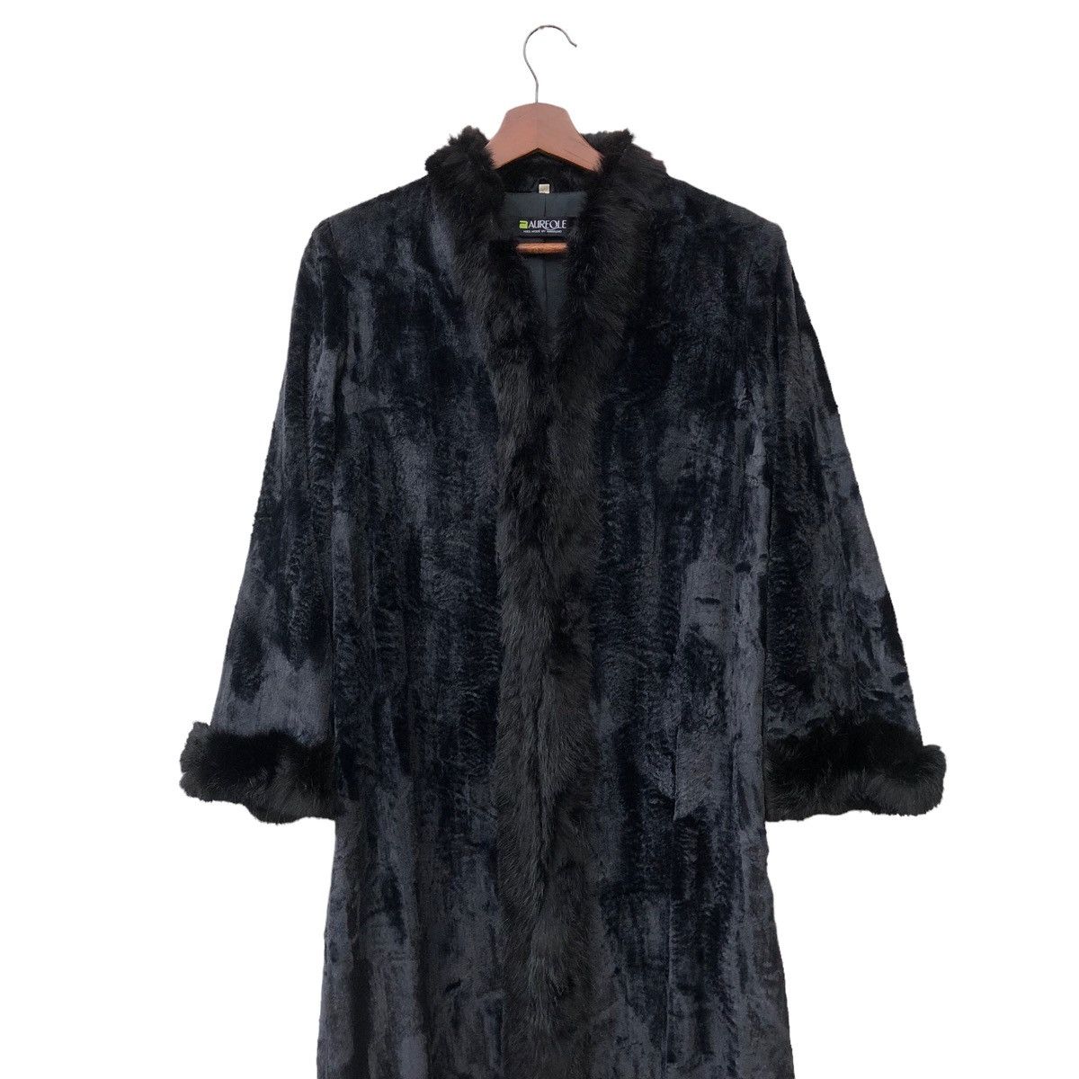 Japanese Brand Awesome Rabbit fur Long Jacket Size M / US 6-8 / IT 42-44 - 3 Thumbnail