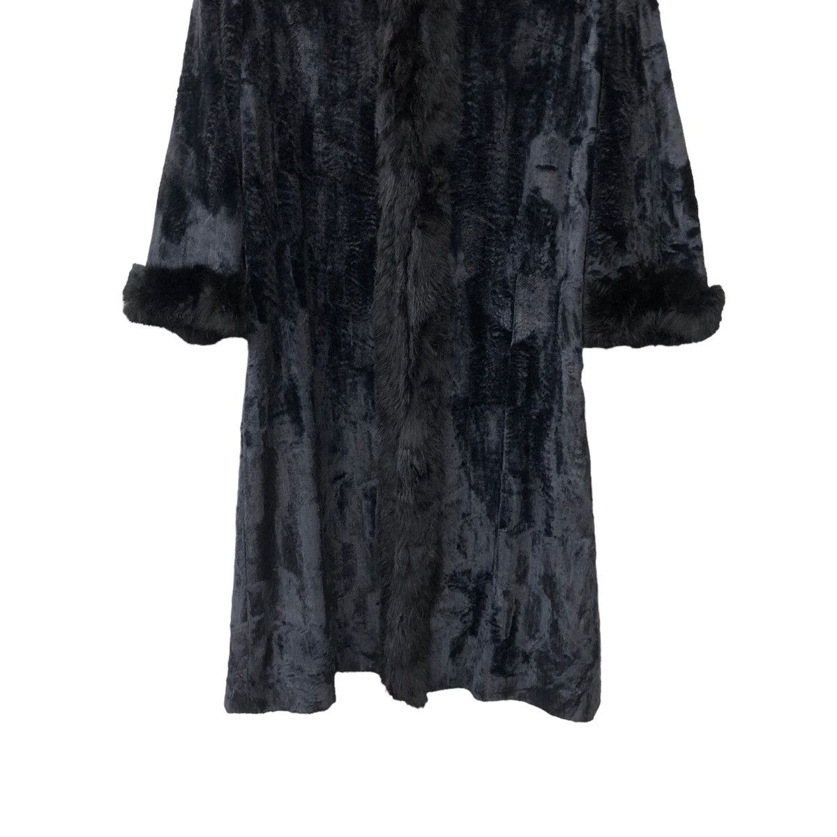 Japanese Brand Awesome Rabbit fur Long Jacket Size M / US 6-8 / IT 42-44 - 4 Thumbnail