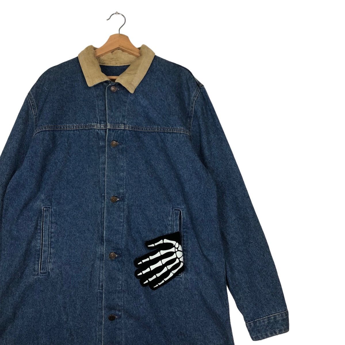 Levi's TRUE VINTAGE 90’s LONG JACKET DENIM LEVI’S MADE IN USA Size US L / EU 52-54 / 3 - 5 Thumbnail