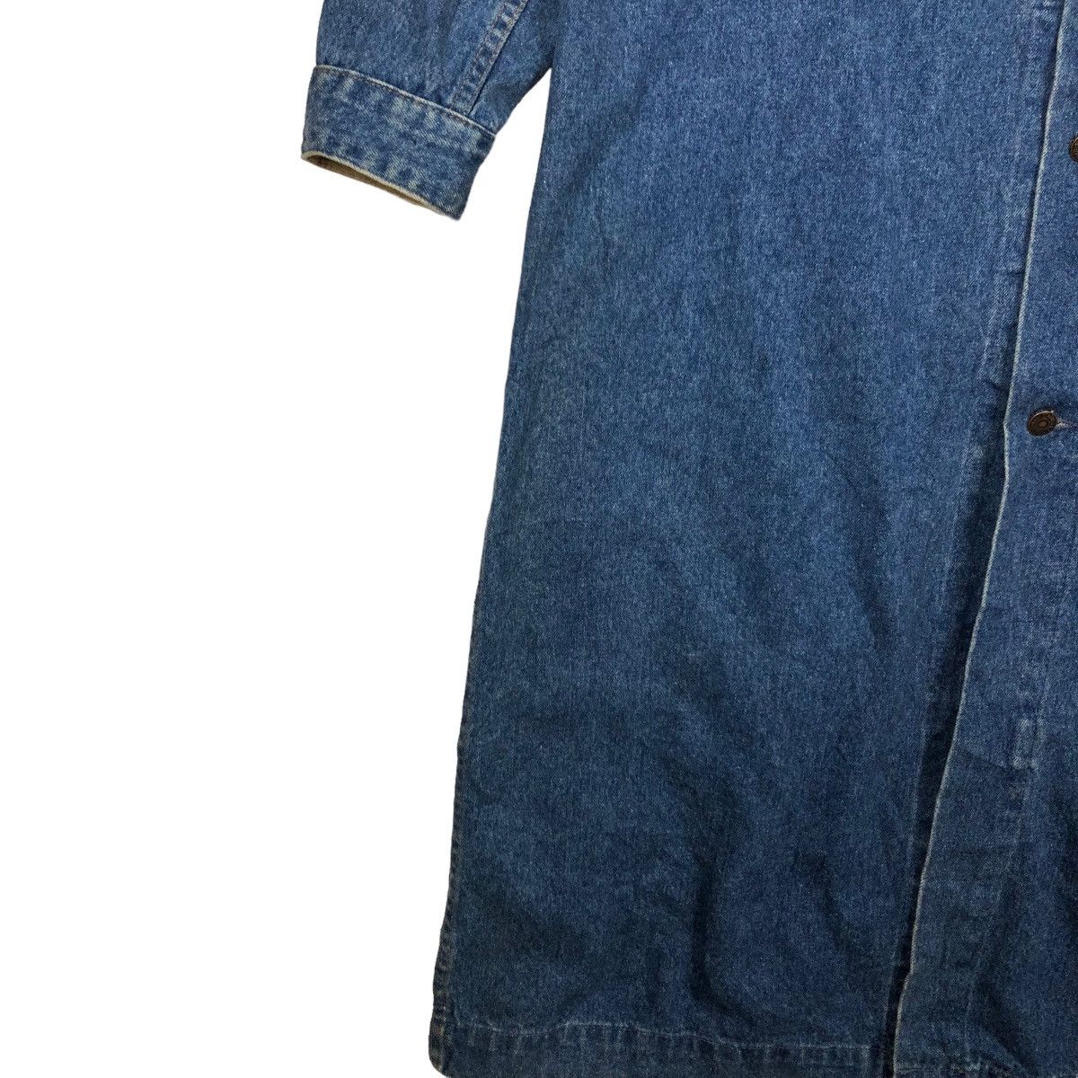 Levi's TRUE VINTAGE 90’s LONG JACKET DENIM LEVI’S MADE IN USA Size US L / EU 52-54 / 3 - 3 Thumbnail