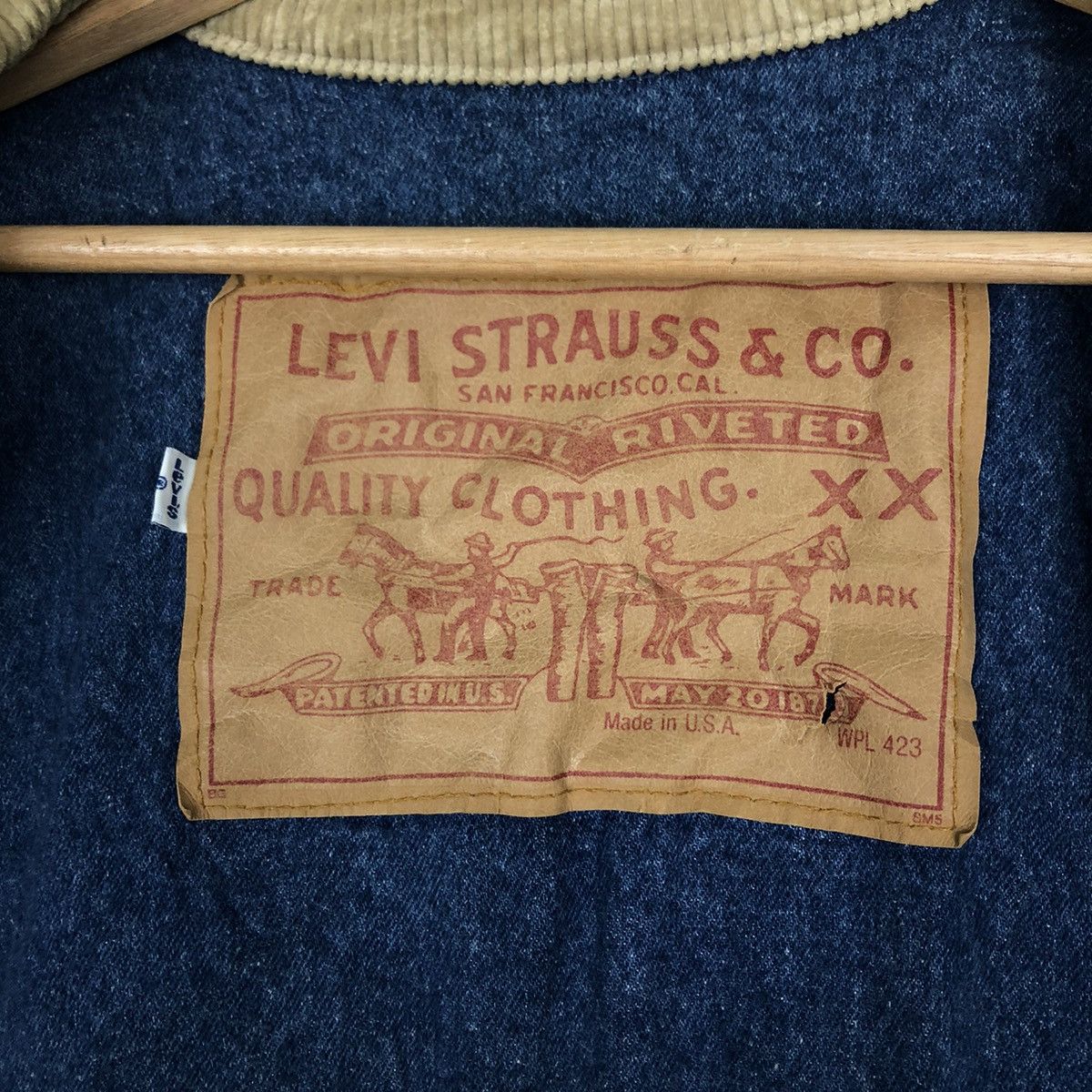 Levi's TRUE VINTAGE 90’s LONG JACKET DENIM LEVI’S MADE IN USA Size US L / EU 52-54 / 3 - 12 Thumbnail