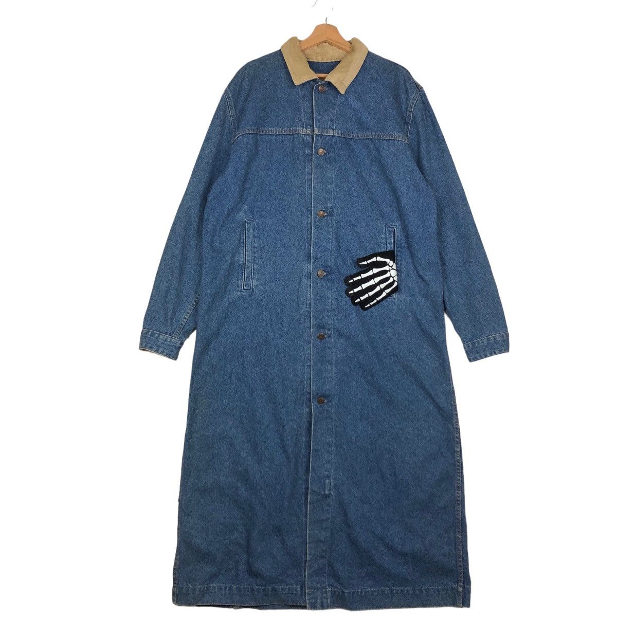 Levi's TRUE VINTAGE 90’s LONG JACKET DENIM LEVI’S MADE IN USA Size US L / EU 52-54 / 3 - 1 Thumbnail