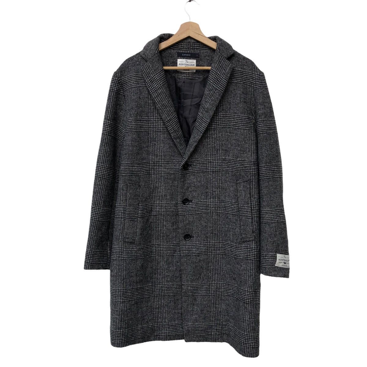 image of Cashmere Wool x Rageblue Rageblue Harringbone Wool Jacket in Herringbone (Size Medium)