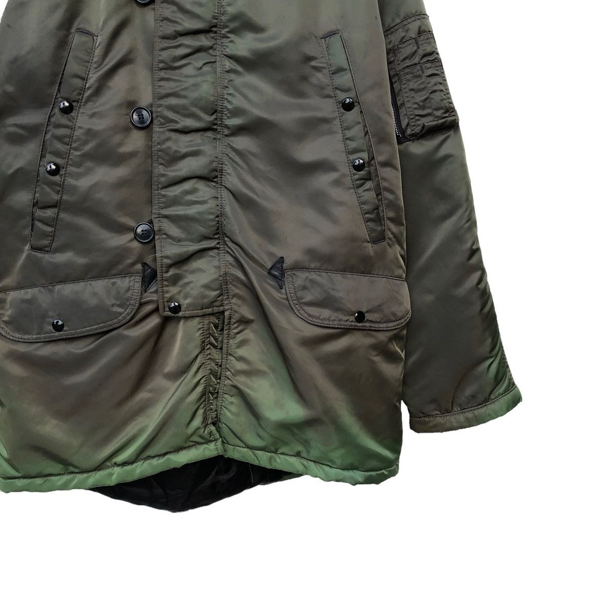I. Spiewak And Sons Vtg I Spiewak Jacket Type N3B Fur Ruff Hoodie Faded Jacket Size US L / EU 52-54 / 3 - 4 Thumbnail