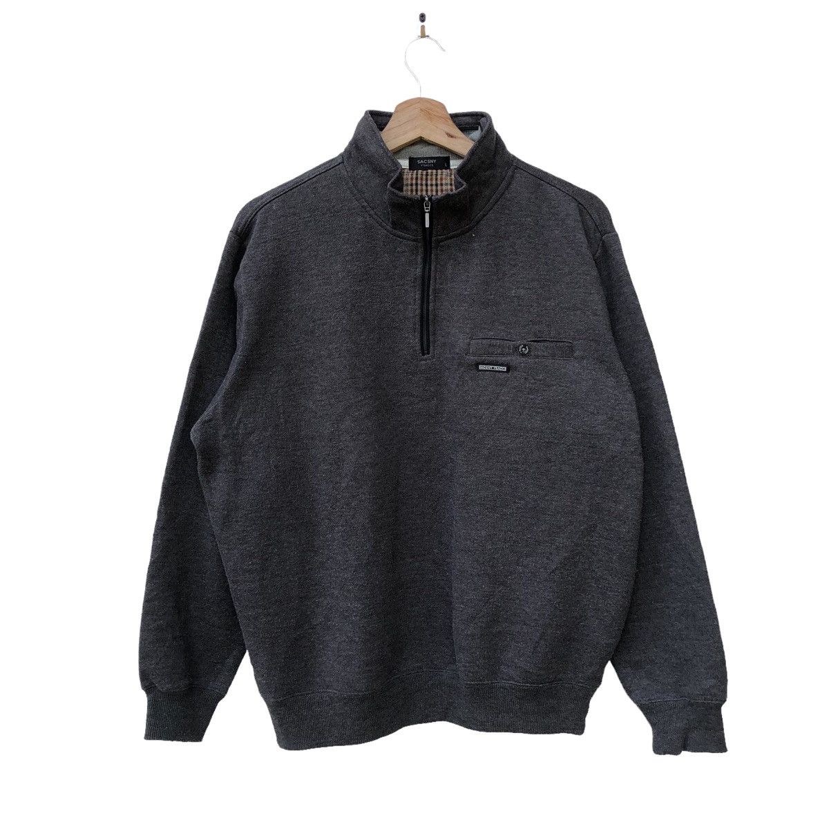 Japanese Brand 🔥SACSNY YOHJI YAMAMOTO SWEATSHIRT JACKET Size US L / EU 52-54 / 3 - 1 Thumbnail