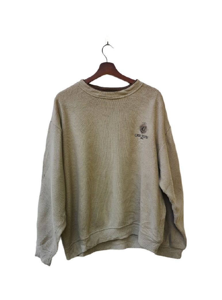 Other Vintage Claudio Velentino Sweatshirt Cream Colour Size US L / EU 52-54 / 3 - 1 Thumbnail