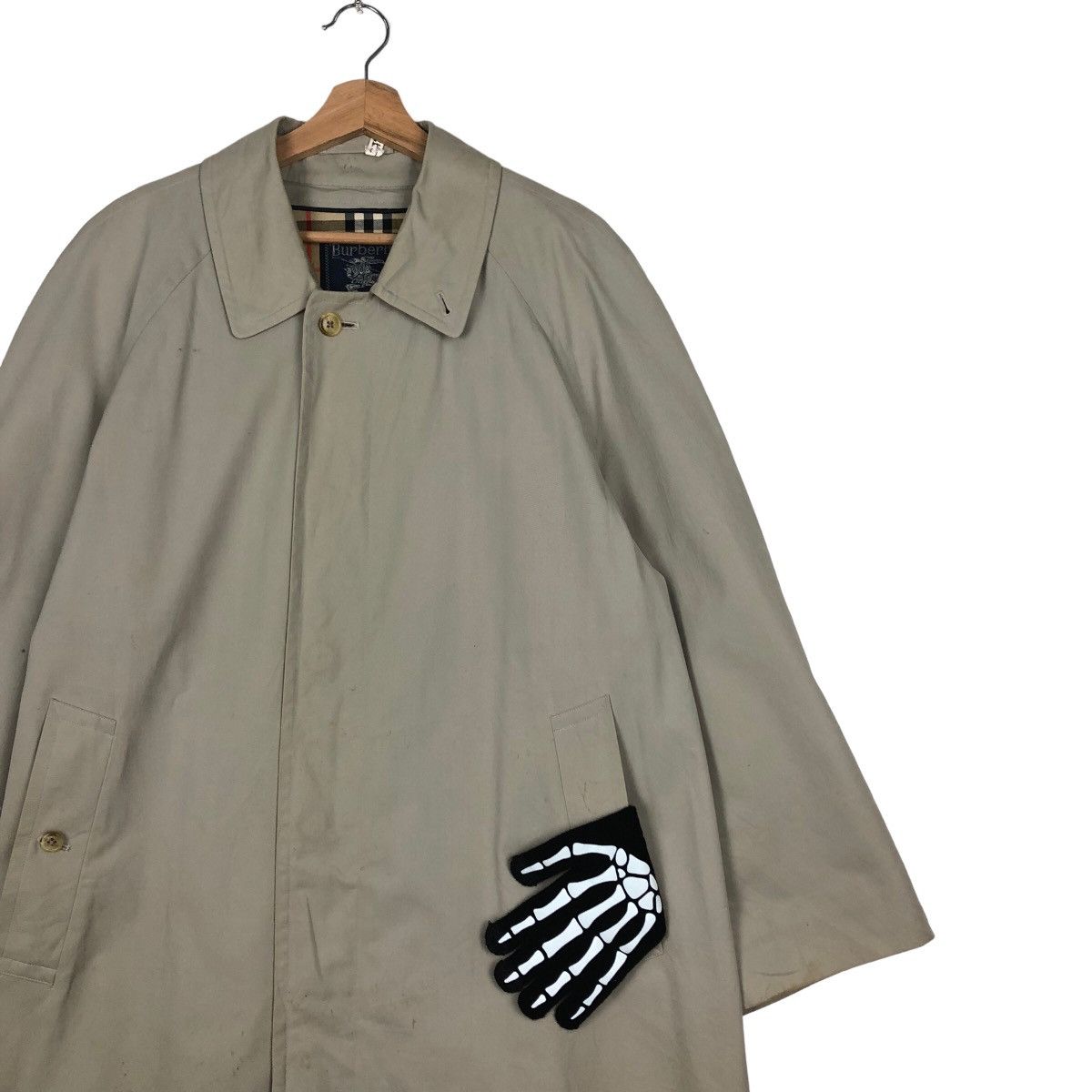 Burberry VINTAGE LONG JACKET BURBERRYS NOVA CHECK LINING Size US M / EU 48-50 / 2 - 5 Thumbnail