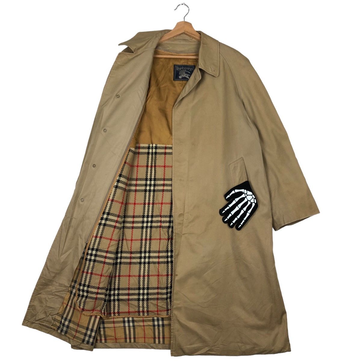 Burberry VINTAGE BURBERRYS LONG JACKET NOVA CHECK LINING Size US M / EU 48-50 / 2 - 9 Thumbnail