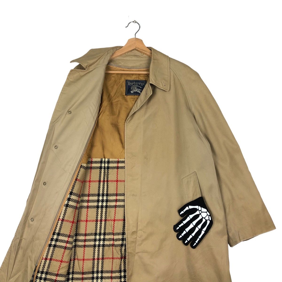 Burberry VINTAGE BURBERRYS LONG JACKET NOVA CHECK LINING Size US M / EU 48-50 / 2 - 10 Thumbnail