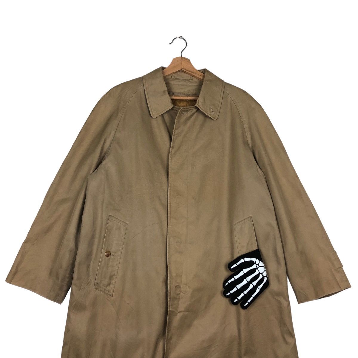 Burberry VINTAGE BURBERRYS LONG JACKET NOVA CHECK LINING Size US M / EU 48-50 / 2 - 2 Thumbnail