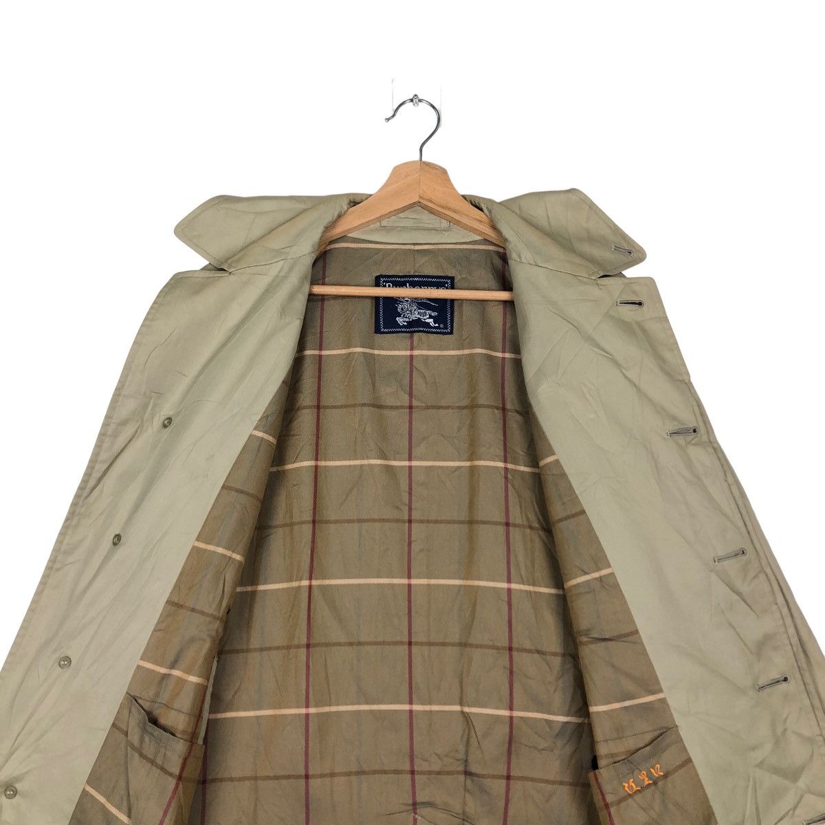 Burberry VINTAGE BURBERRYS LONG JACKET NOVA CHECK LINING Size US M / EU 48-50 / 2 - 11 Thumbnail