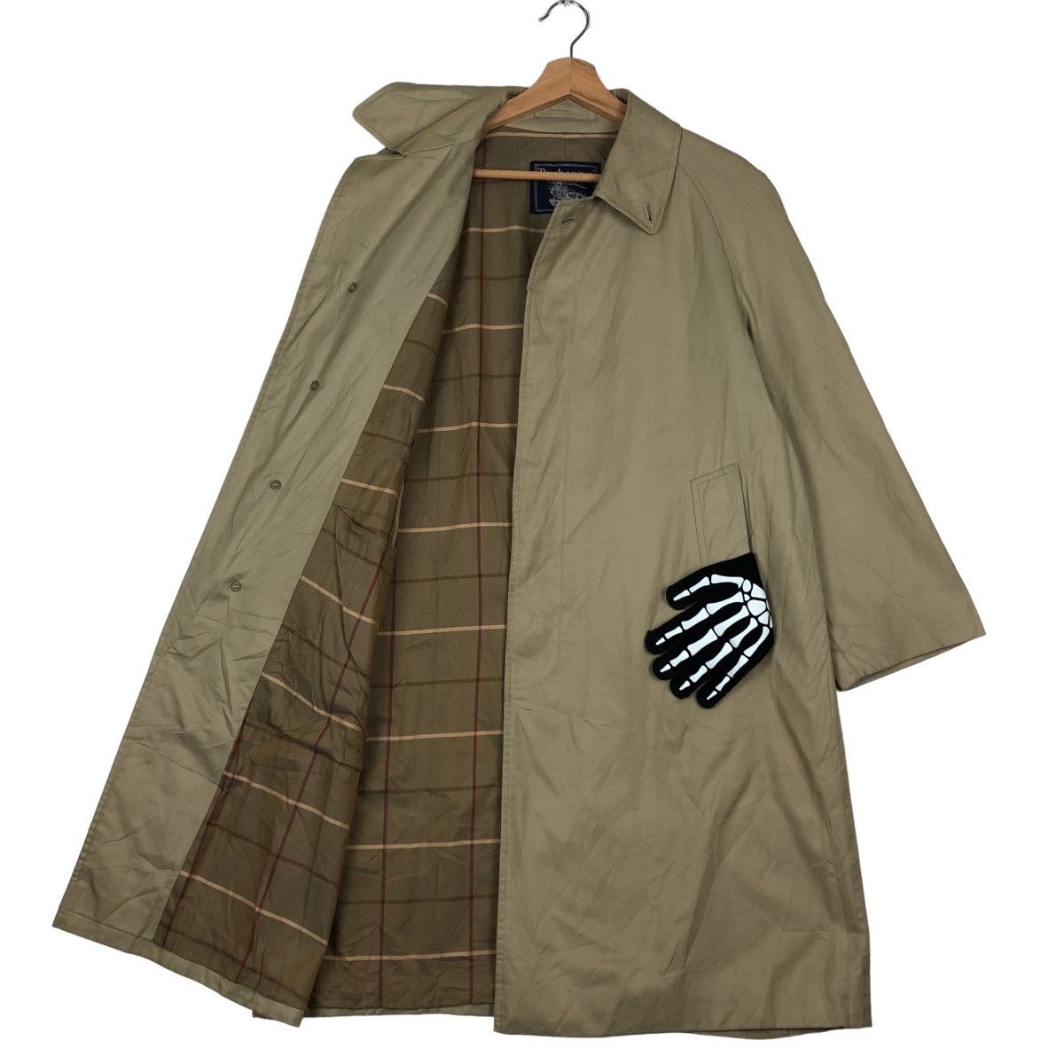 Burberry VINTAGE BURBERRYS LONG JACKET NOVA CHECK LINING Size US M / EU 48-50 / 2 - 9 Thumbnail