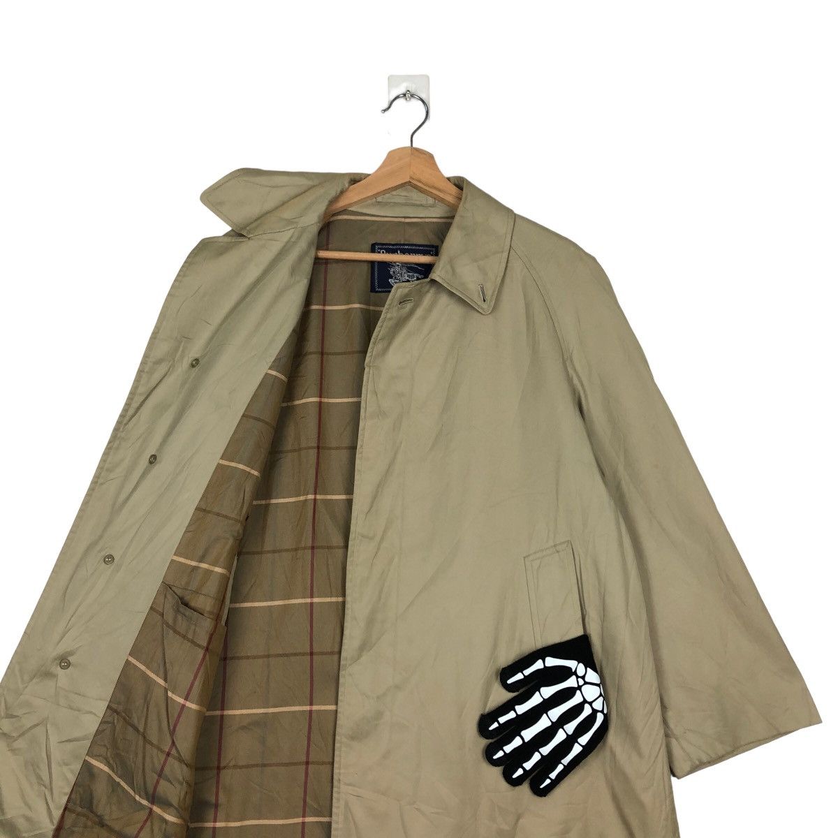 Burberry VINTAGE BURBERRYS LONG JACKET NOVA CHECK LINING Size US M / EU 48-50 / 2 - 10 Thumbnail