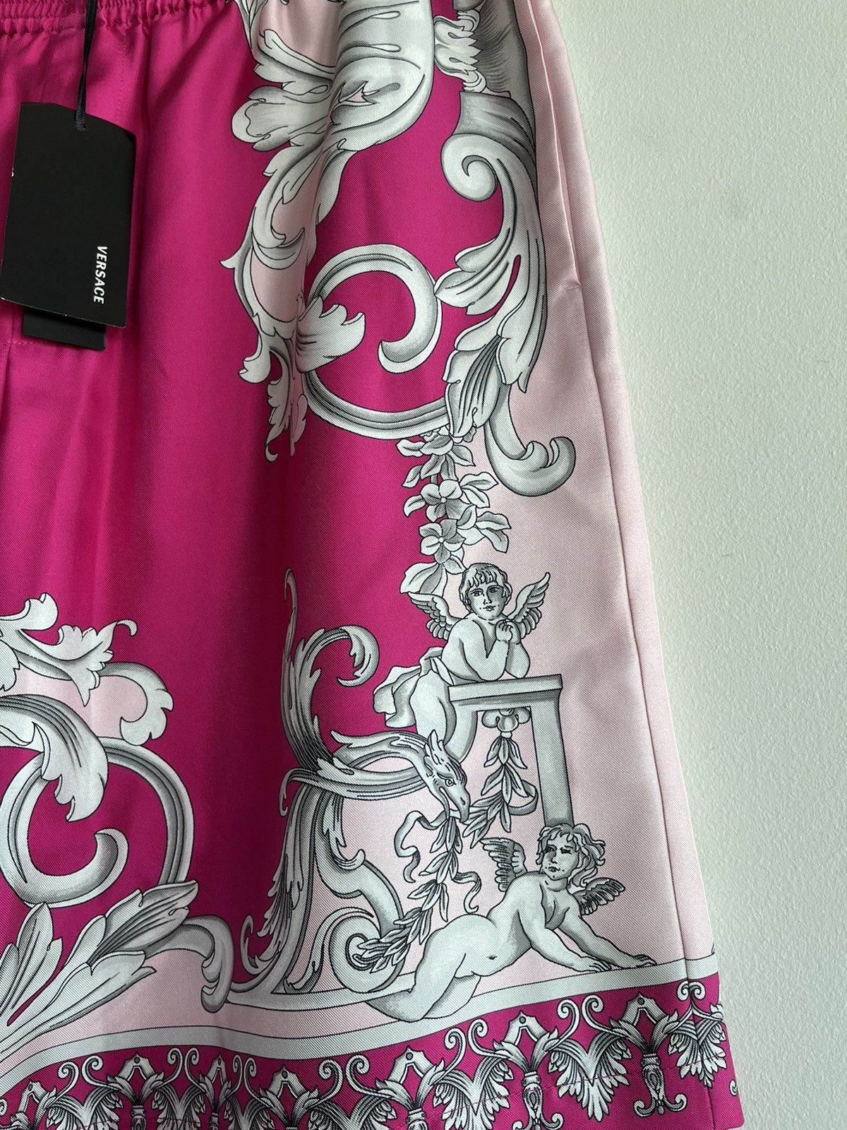 Versace Rare Super Runway Brand New Pure Silk Runway Medusa Shorts Size US 34 / EU 50 - 17 Thumbnail