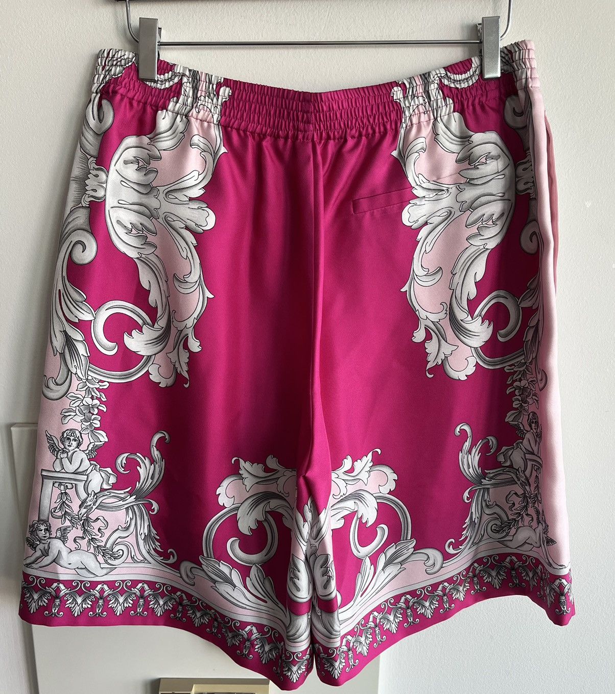 Versace Rare Super Runway Brand New Pure Silk Runway Medusa Shorts Size US 34 / EU 50 - 21 Thumbnail