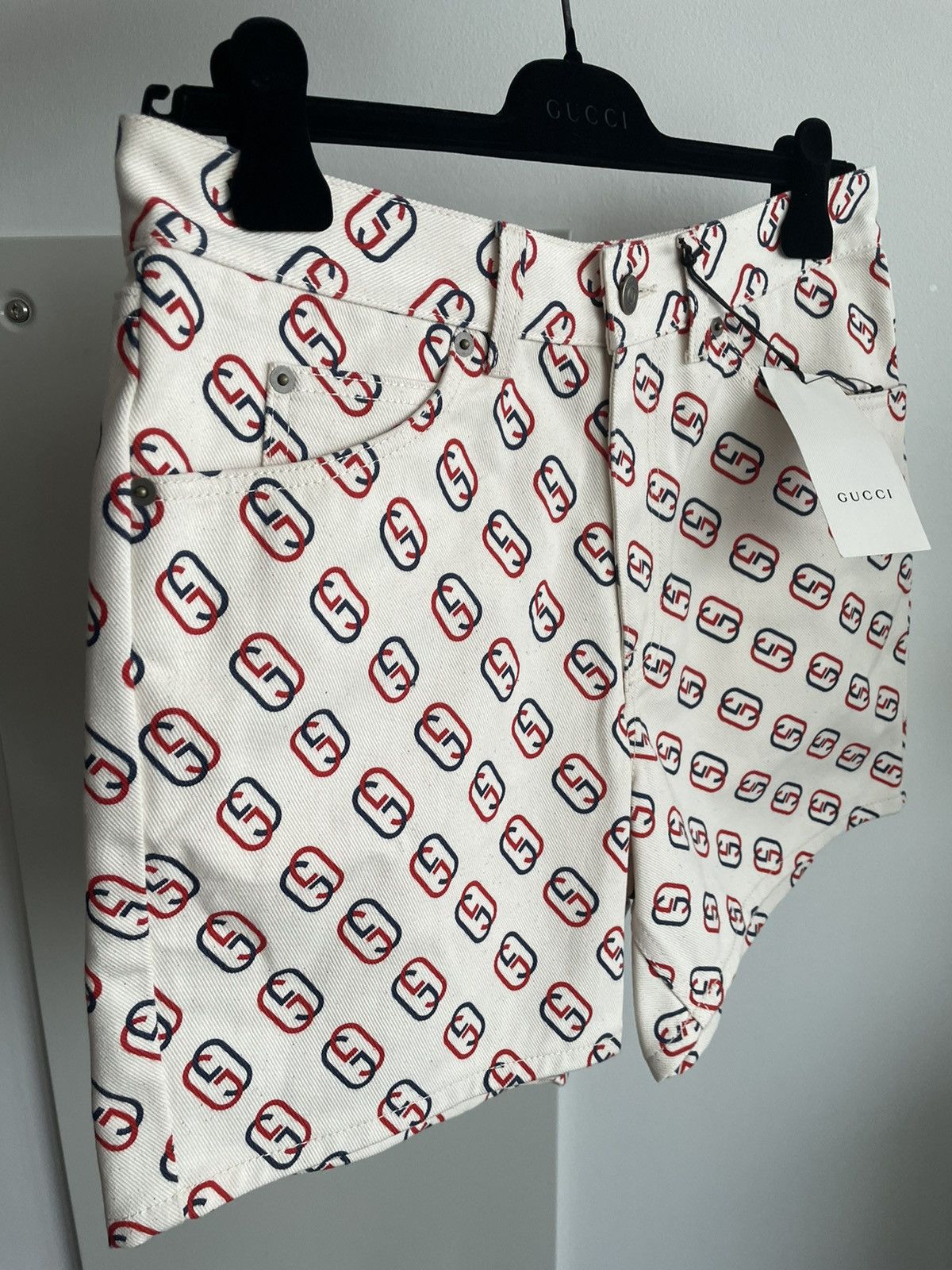 Gucci Rare Sold Out Brand New Super Runway GG Logo Shorts Pant Size US 30 / EU 46 - 15 Thumbnail