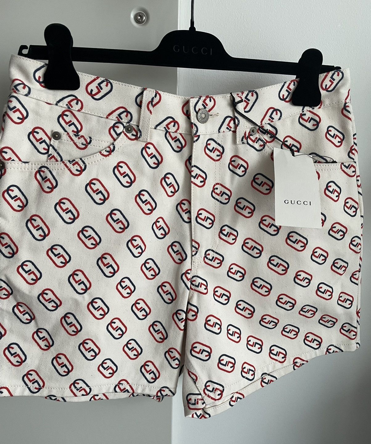 Gucci Rare Sold Out Brand New Super Runway GG Logo Shorts Pant Size US 30 / EU 46 - 19 Thumbnail