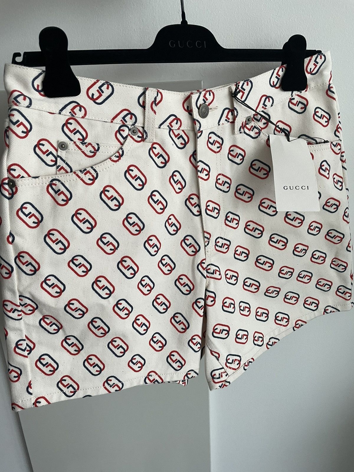 Gucci Rare Sold Out Brand New Super Runway GG Logo Shorts Pant Size US 30 / EU 46 - 13 Thumbnail