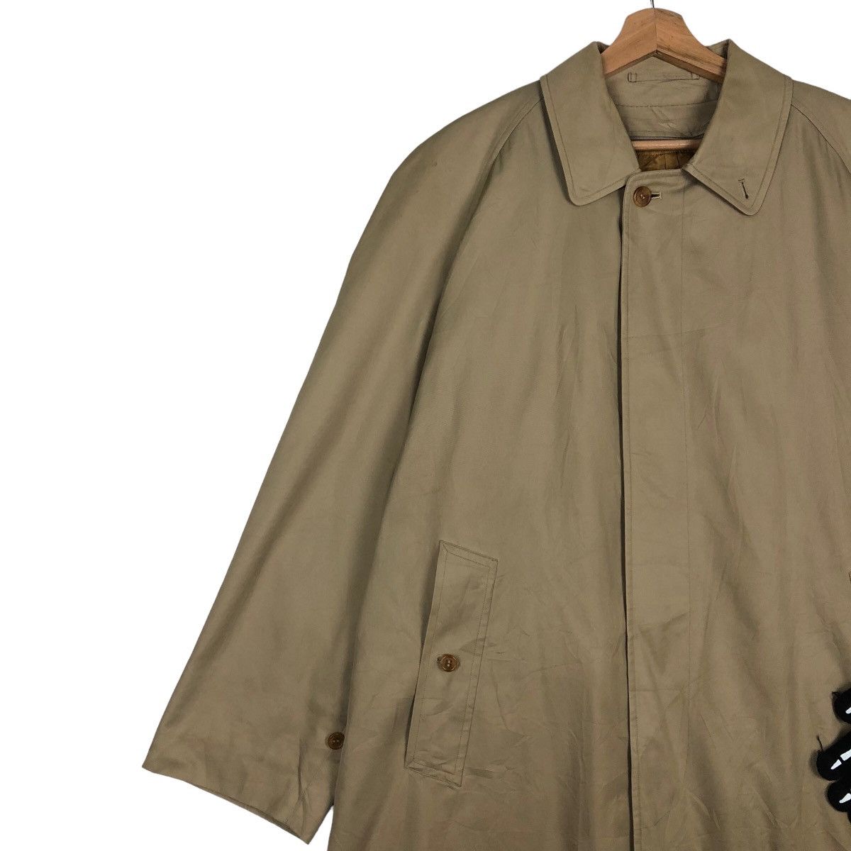 Burberry VINTAGE BURBERRYS LONG JACKET NOVA CHECK LINING Size US M / EU 48-50 / 2 - 6 Thumbnail
