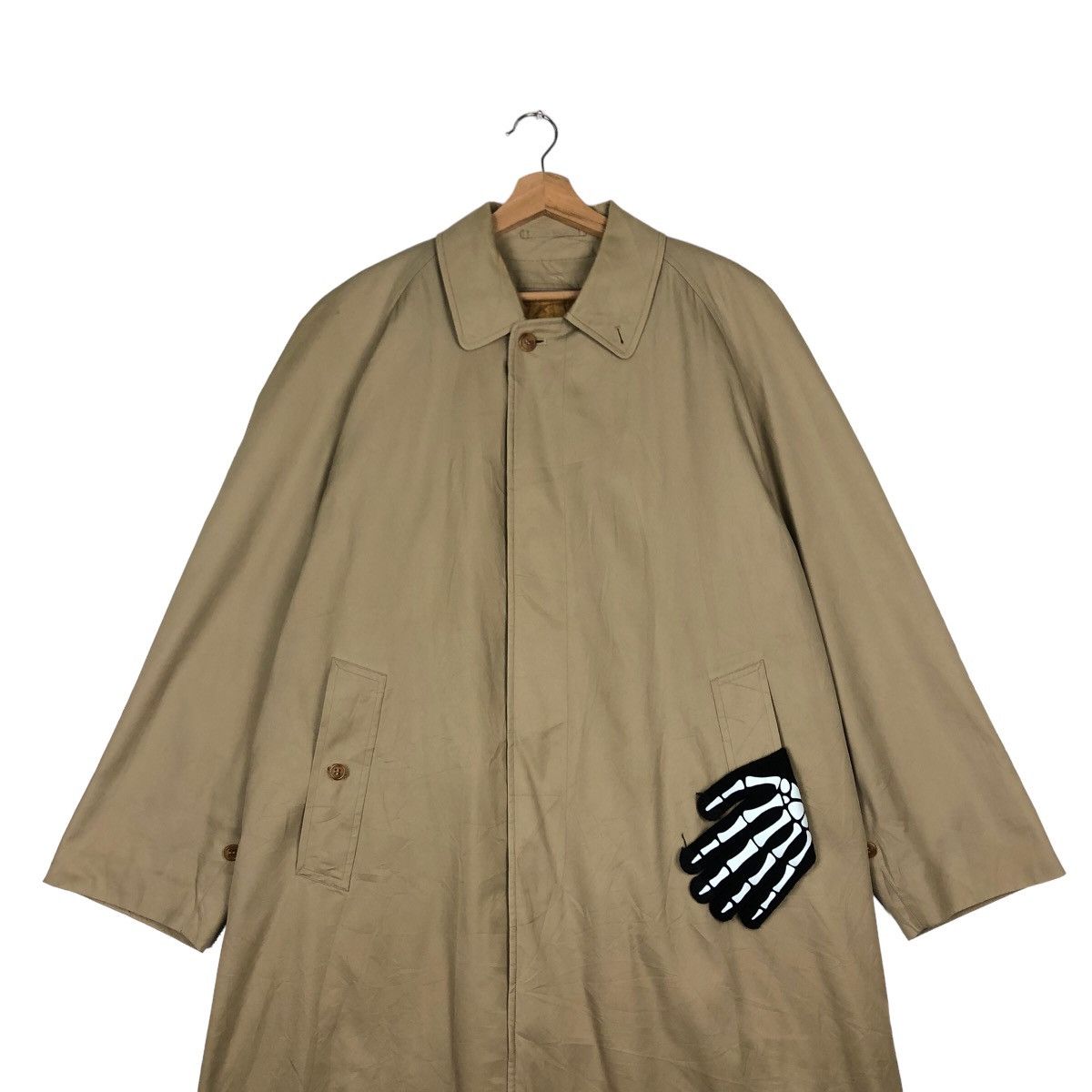 Burberry VINTAGE BURBERRYS LONG JACKET NOVA CHECK LINING Size US M / EU 48-50 / 2 - 2 Thumbnail