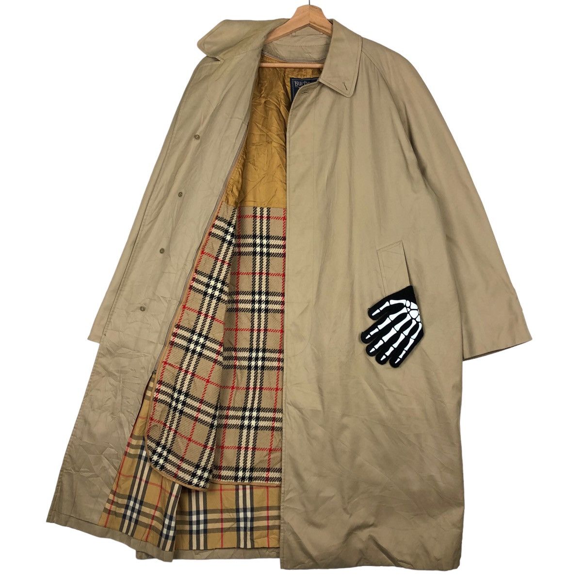 Burberry VINTAGE BURBERRYS LONG JACKET NOVA CHECK LINING Size US M / EU 48-50 / 2 - 9 Thumbnail