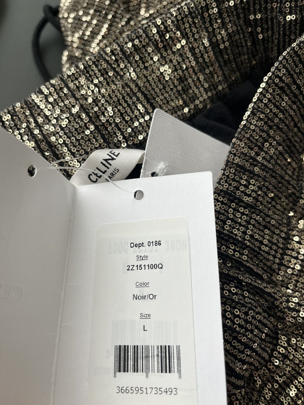 Celine × Hedi Slimane Brand New Celine Super Runway LimitedEdition Glitter Shorts Size US 34 / EU 50 - 9 Thumbnail