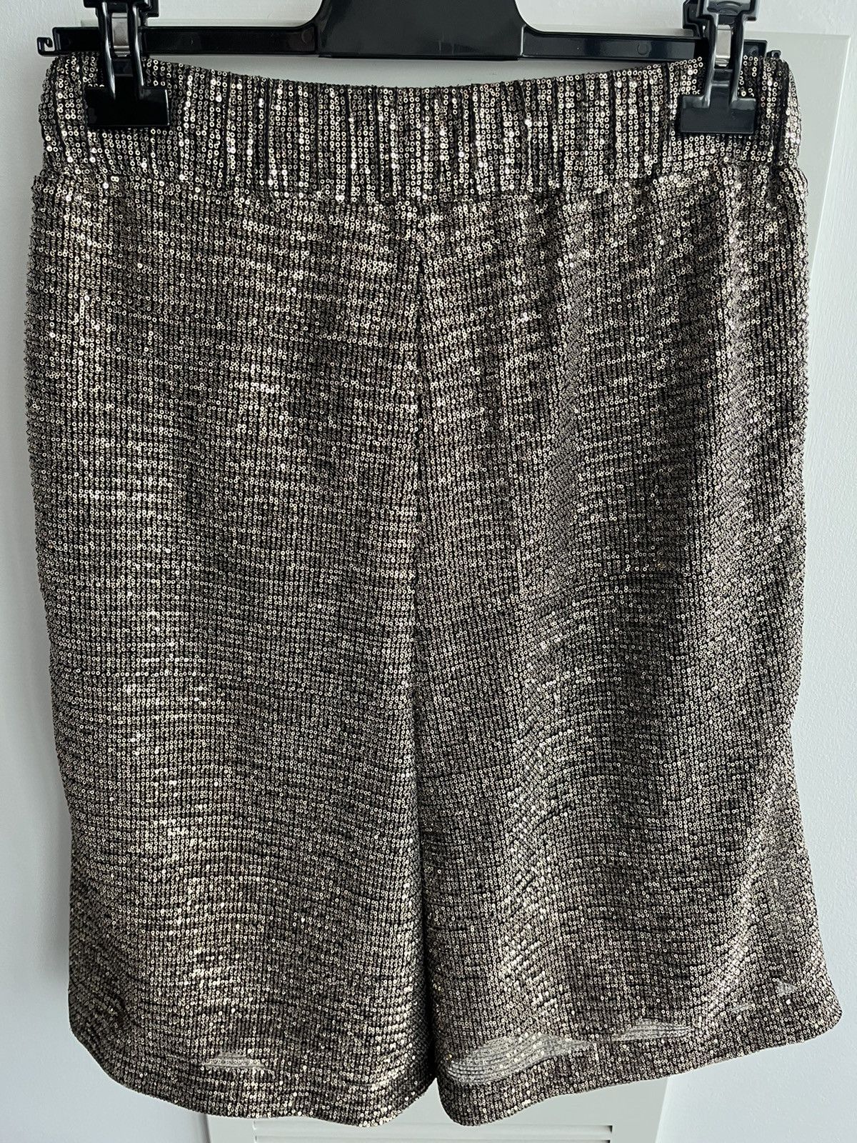 Celine × Hedi Slimane Brand New Celine Super Runway LimitedEdition Glitter Shorts Size US 34 / EU 50 - 14 Thumbnail