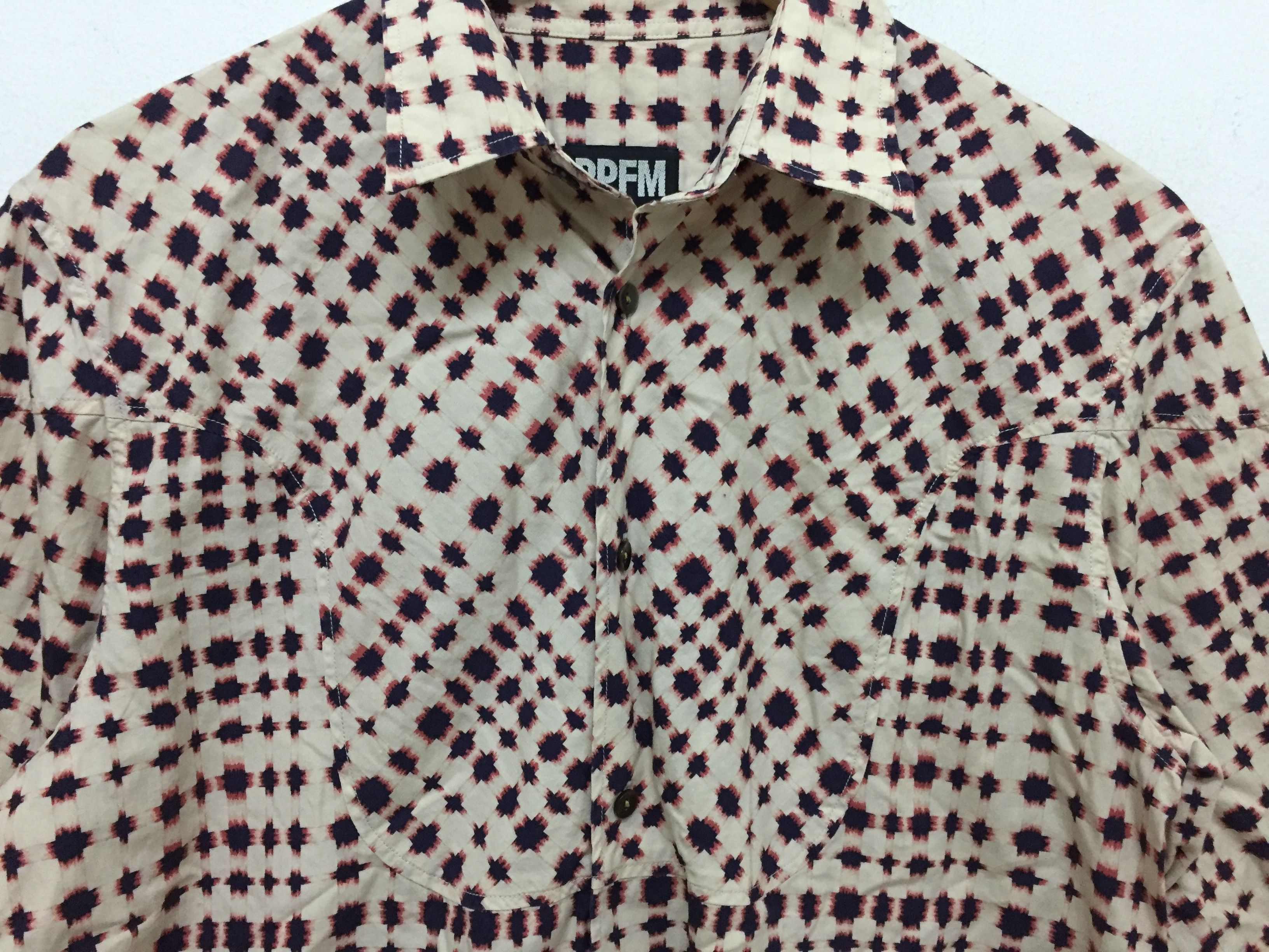 Japanese Brand × PPFM PPFM Button up 3 quarter sleeve illusion shirt Size US M / EU 48-50 / 2 - 3 Thumbnail