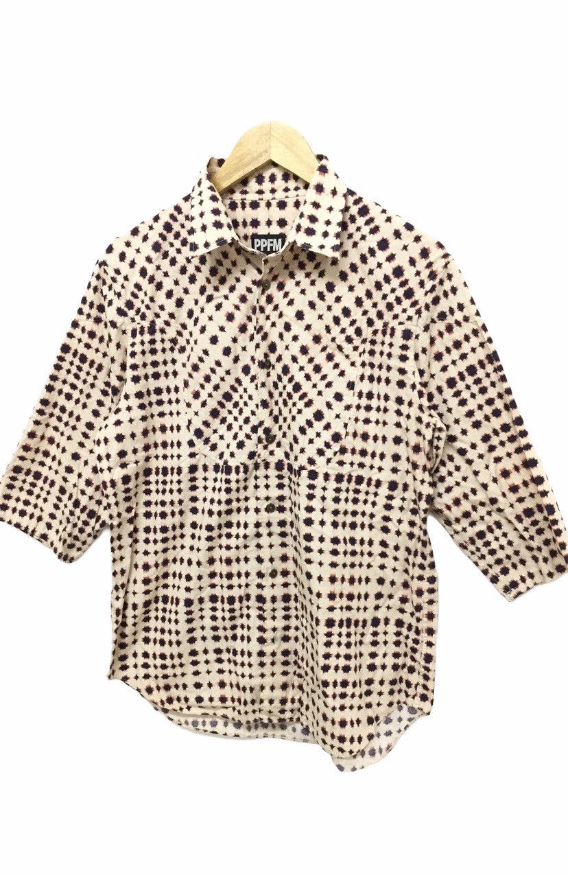Japanese Brand × PPFM PPFM Button up 3 quarter sleeve illusion shirt Size US M / EU 48-50 / 2 - 1 Thumbnail