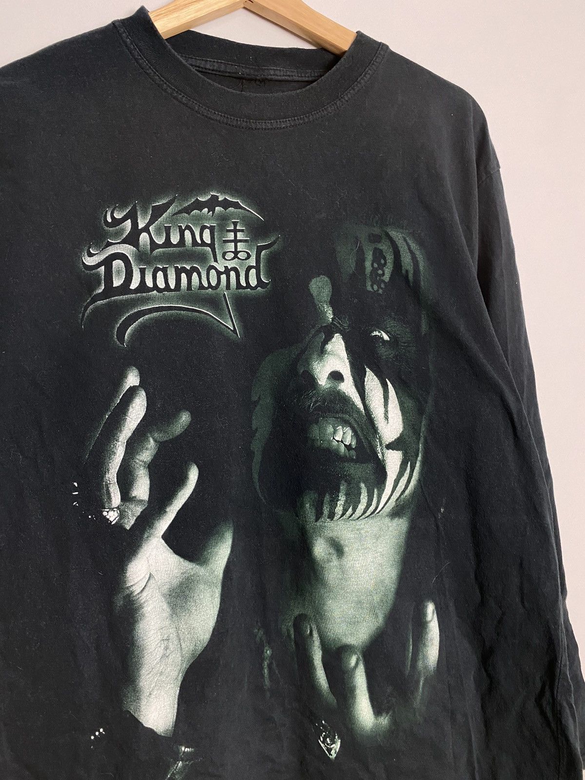 Band Tees Rare 90s King Diamond Vintage Heavy Metal Longsleeve OG Size US XL / EU 56 / 4 - 3 Thumbnail