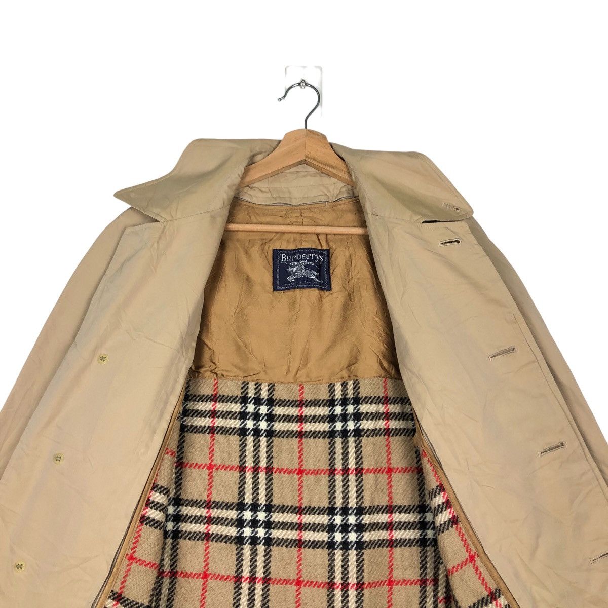 Burberry VINTAGE BURBERRYS MADE IN ENGLAND LONG JACKET NOVA CHECK Size US M / EU 48-50 / 2 - 11 Thumbnail