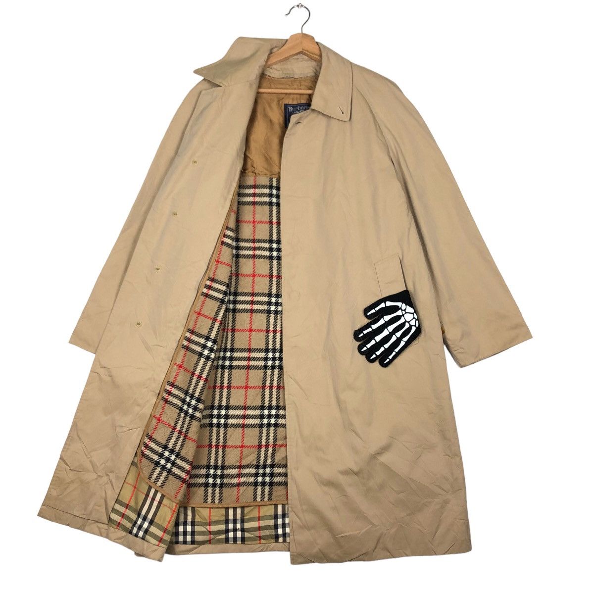 Burberry VINTAGE BURBERRYS MADE IN ENGLAND LONG JACKET NOVA CHECK Size US M / EU 48-50 / 2 - 9 Thumbnail