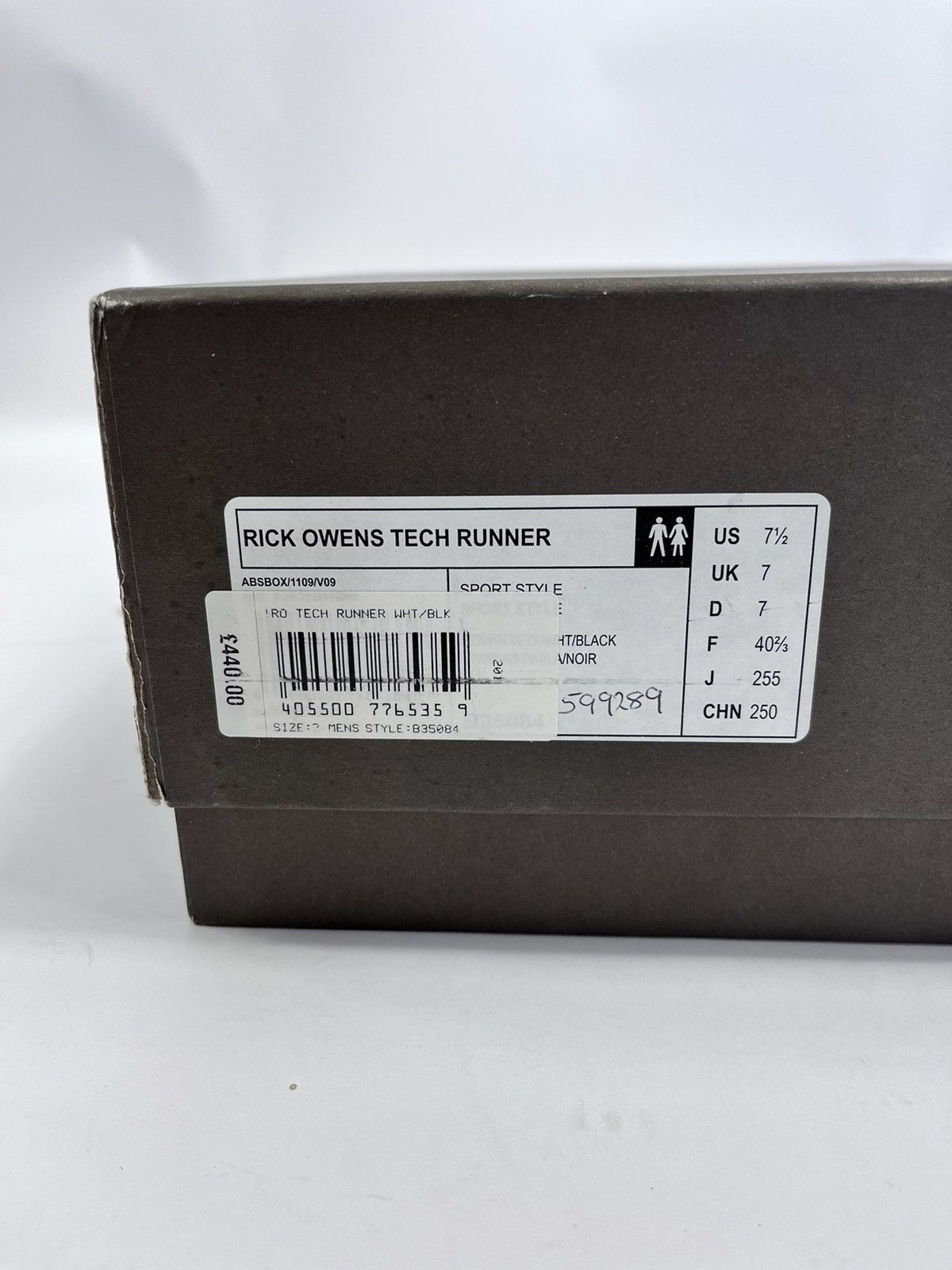 Adidas × Rick Owens Tech Runner Sneakers Size US 7.5 / EU 40-41 - 22 Thumbnail
