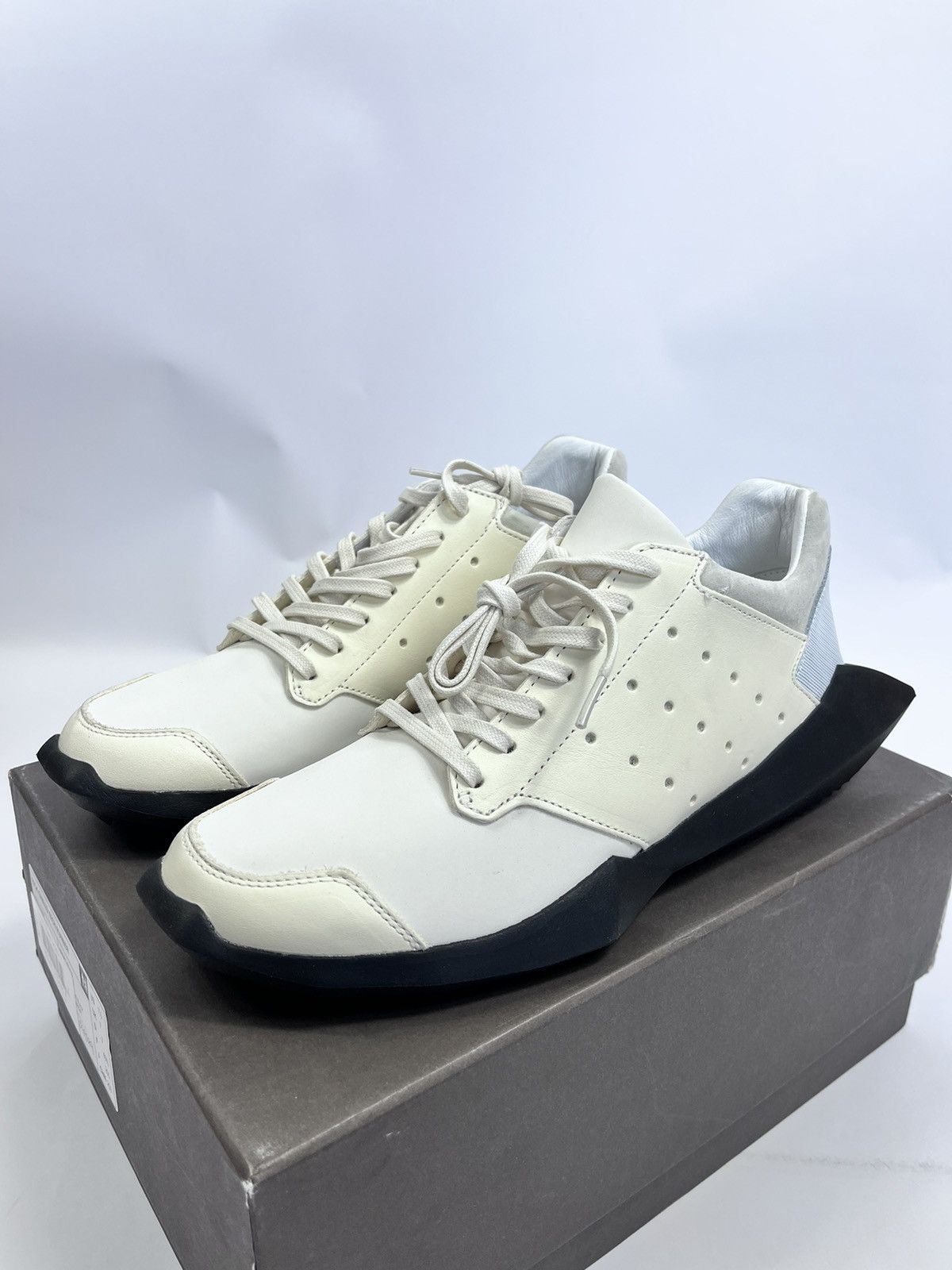 Adidas × Rick Owens Tech Runner Sneakers Size US 7.5 / EU 40-41 - 4 Thumbnail