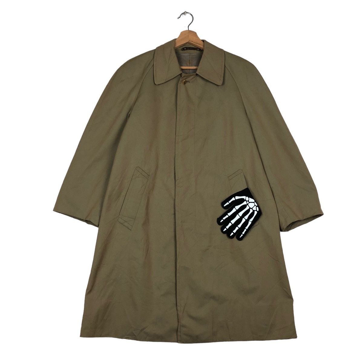 Japanese Brand VINTAGE LONG JACKET DOUBLE BREAST LANVIN PARIS Size US M / EU 48-50 / 2 - 1 Thumbnail